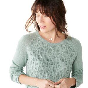 Sonoma - Women's Wave-Stitch Crewneck Sweater - Size Large